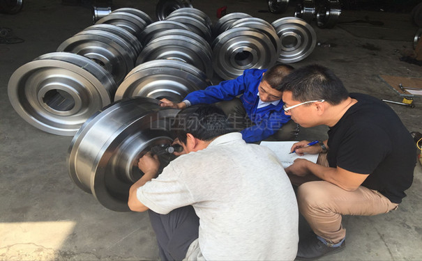 檢測重型車輪鍛件